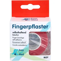 um Easyplast Fingerpflaster Rot 2.5cmx5M Selbsth. 1 ST