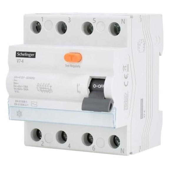 Bemko Wyłącznik różnicowoprądowy AC 4P 40A 30mA Schelinger A03-V7-4-40-030 (SCHELINGER)