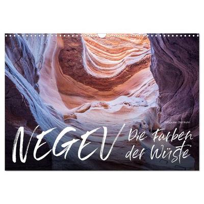 Negev – die Farben der Wüste (Wandkalender 2026 DIN A3 quer), CALVENDO Monatskalender