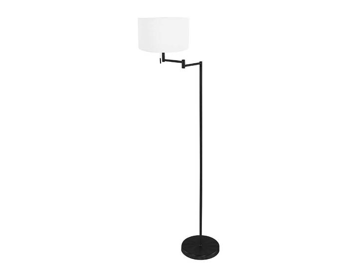 Lampadaire Bella herbe végétale 4 x 154 x 30cm Blanc/Noir/Noir/Blanc cassé Lin E27