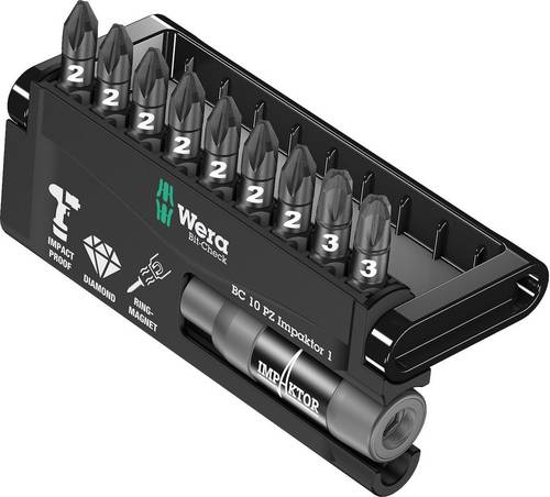 Wera Werk Bit-Check Bit-Check 10 PZ Impaktor 1