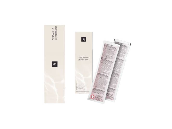 Kit de détartrage pour machines à café Nespresso, 2 x 100 ml