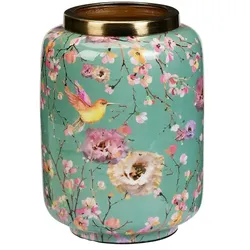 Vase   ¦ lila/violett ¦ Eisen ¦ Maße (cm): H: 20,5  Ø: 15.0