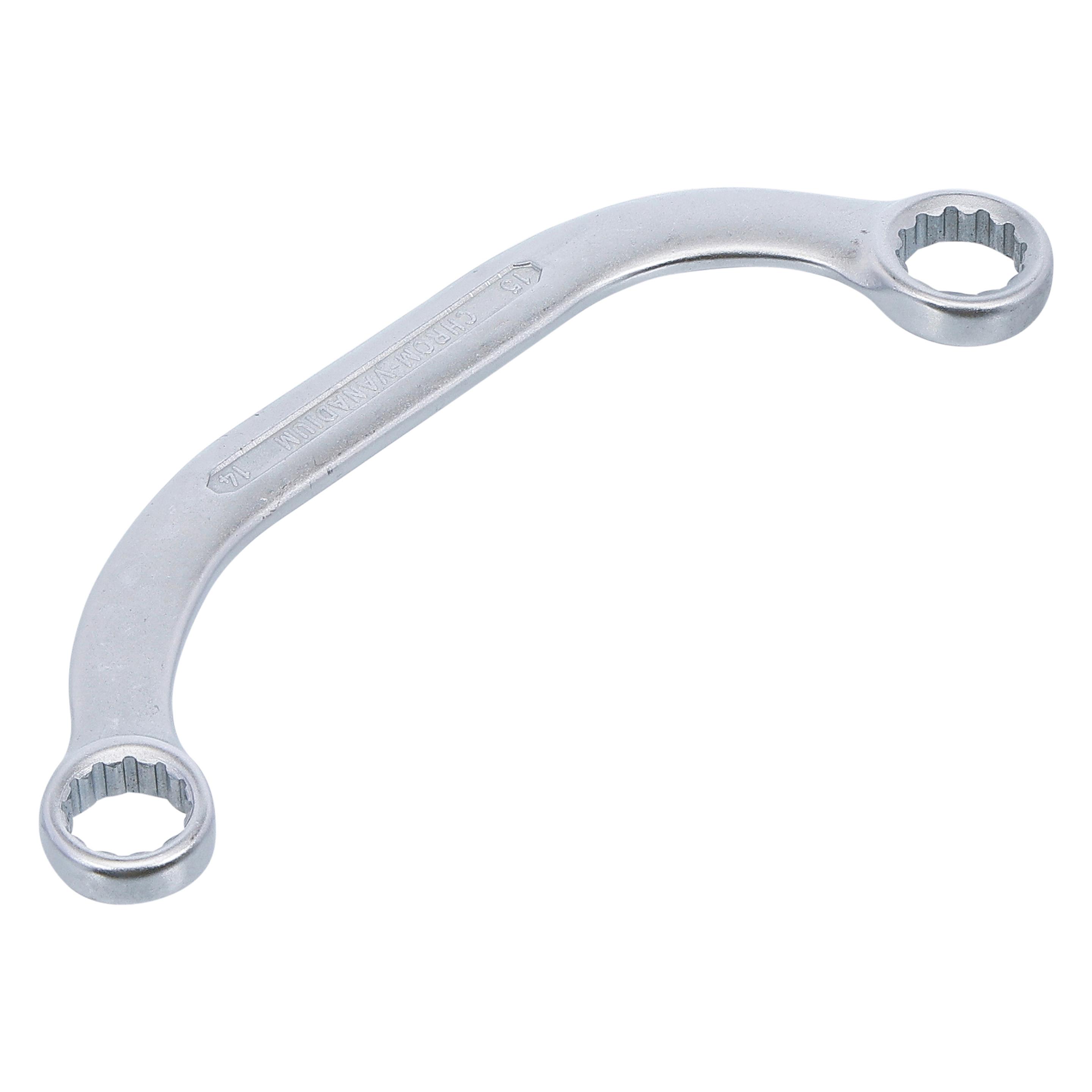 BGS C-Form Doppel-Ringschlüssel Zwölfkant SW 14 x 15 mm (14 mm, 15 mm) (30723)