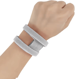 Inspire Picks Adjustable Sports Wrist Support Brace Lightweight TFCC Wrist Band For Fitness, Yoga & Everyday Use light Grey