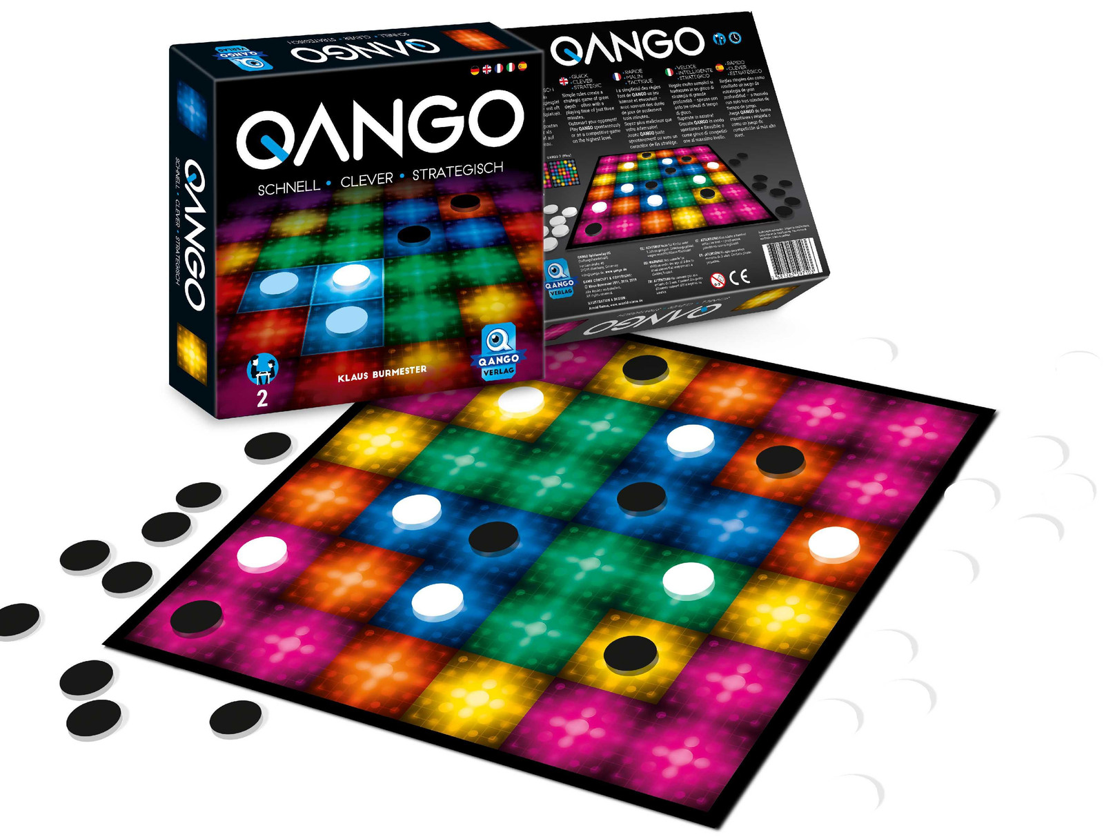 HOT Exclusief strategisch bordspel Qango voor 2 spelers