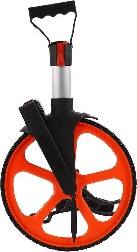 WAN Mechanisch Meetwiel - Landmeter voor terreinopmeting - Grijs - Wieldiameter: 31 cm