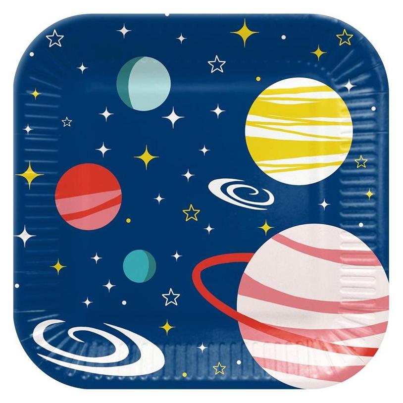 PAW Disposable plates Space, 23 cm, 8 pcs (60482661)