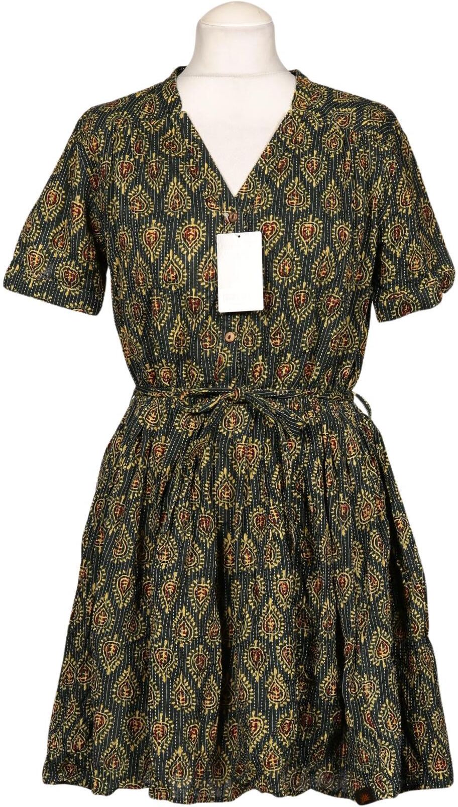Chapati Berlin Damen Kleid, Grün, Gr. M, Baumwolle - Second Hand