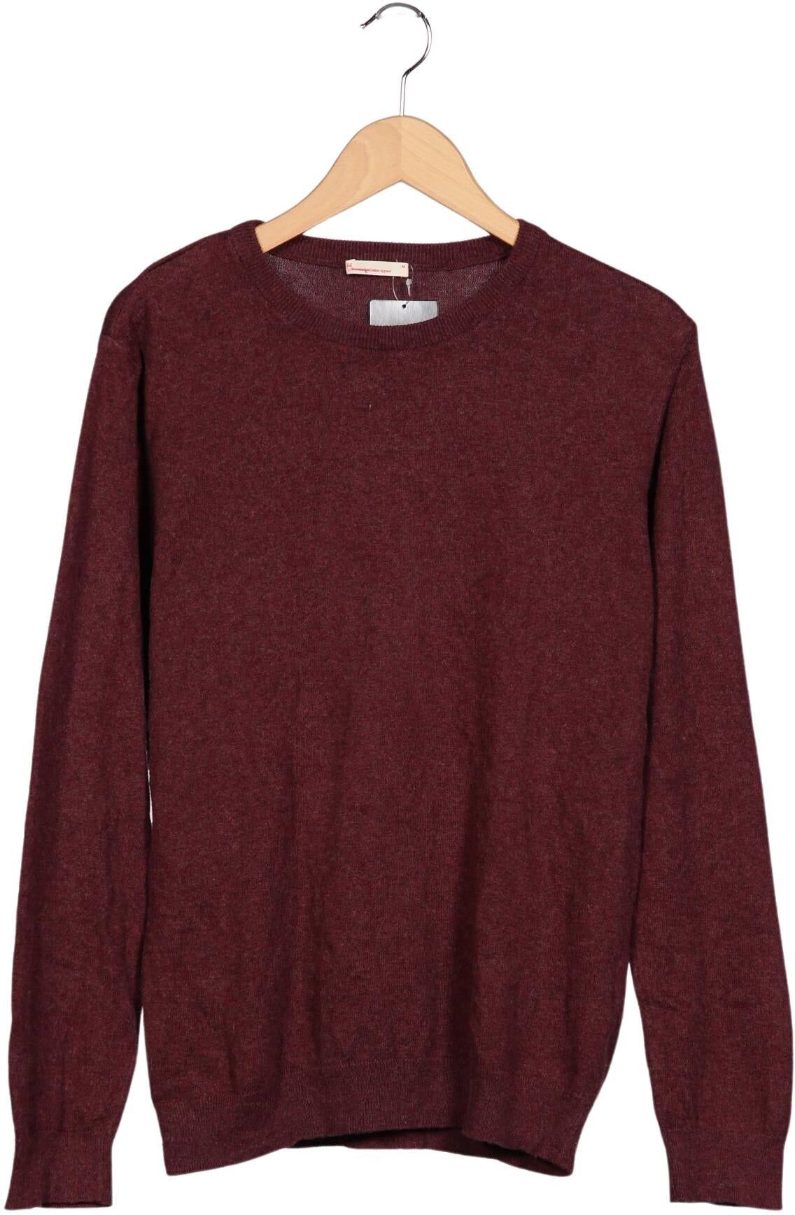 Knowledge Cotton Apparel Herren Pullover, Bordeaux, Gr. M, Baumwolle / Kaschmir - Second Hand