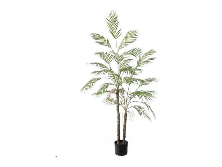 Palmier artificiel de 120/150cm de haut, faux palmier en Pot en plastique, plante artificielle de palmier Tropical pour décoration de Patio de bureau et de maison