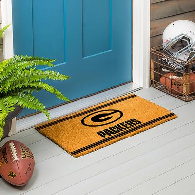 Evergreen Green Bay Packers Monochrome Indoor/Outdoor Coir Door Mat