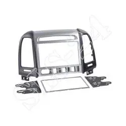 Hyundai Santa Fe (4 Schalter) ab 2011 Doppel DIN 2-DIN Autoradio Einbaublende...