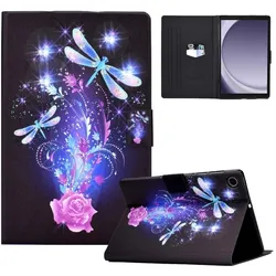 Cover-Discount Galaxy Tab A9 - Schutzhülle Dragonfly (Samsung Galaxy Tab A9), Tablet Hülle, Mehrfarbig