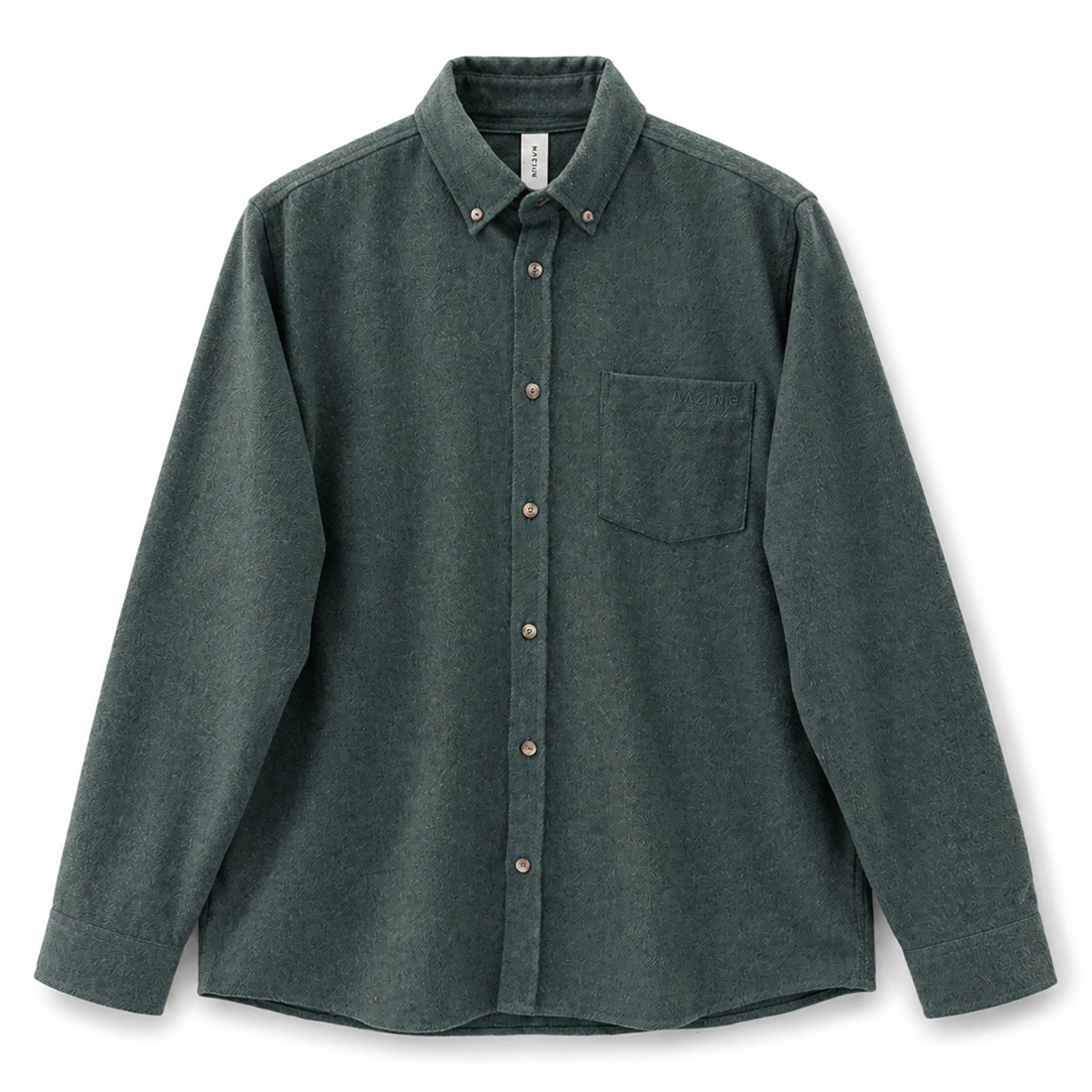 Mazine Melange Flannel Herren Hemden grau Größe S Lifestyle Hautfreundlich