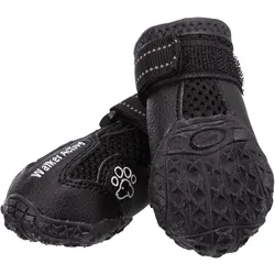 TRIXIE Pfotenschutz Walker Active schwarz (2 Stück) Größe XL