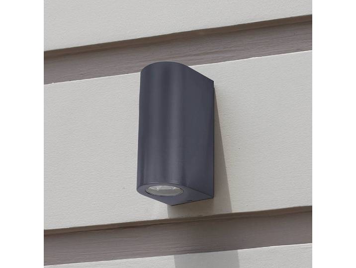 Applique murale d’extérieur Alecto 16cm Noir
