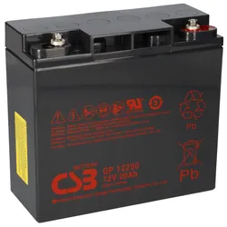 CSB GP12200 AGM Bleiakku 12V 20Ah M5-Innengewinde