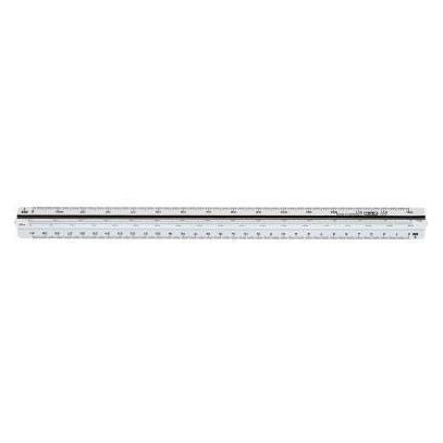 M+r M + R Dreikantlineal 30,0 cm, silber/schwarz (30 cm, Kunststoff) (16320010)