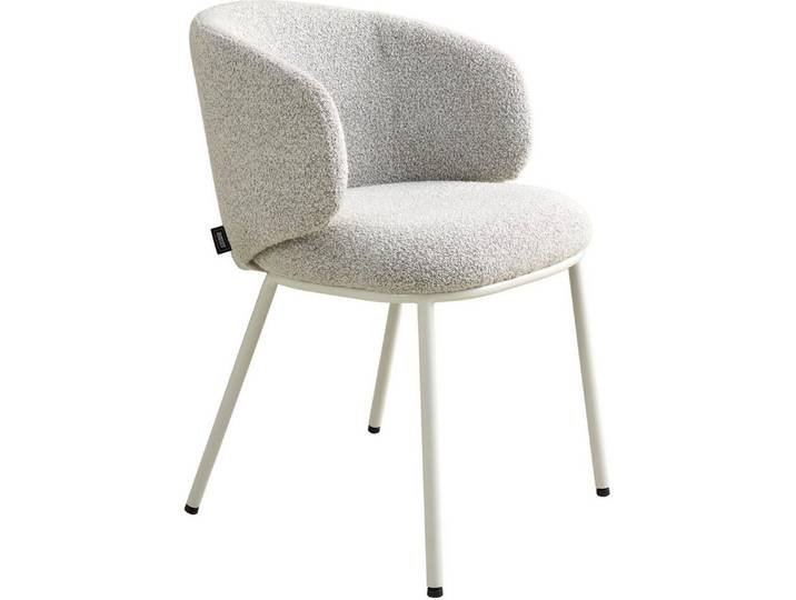 SCHÖNER WOHNEN-Kollektion Esszimmerstuhl SUNJA (1 St), Bezug Bouclé, Untergestell Metall pulverbeschichtet