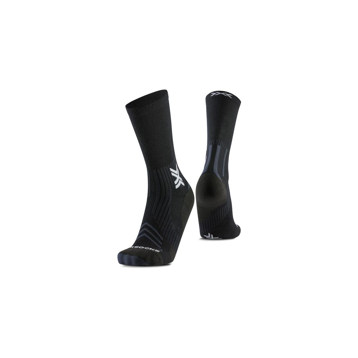 X-Socks X-socks Run Expert Silk Merino Crew x black/light grey (B121) 45-47 XS-RQXSW24U-B121-45-47