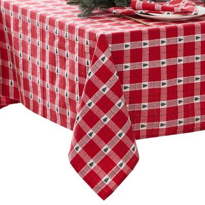 Threadmade Sherwood Tree Dobby Cotton Tablecloth