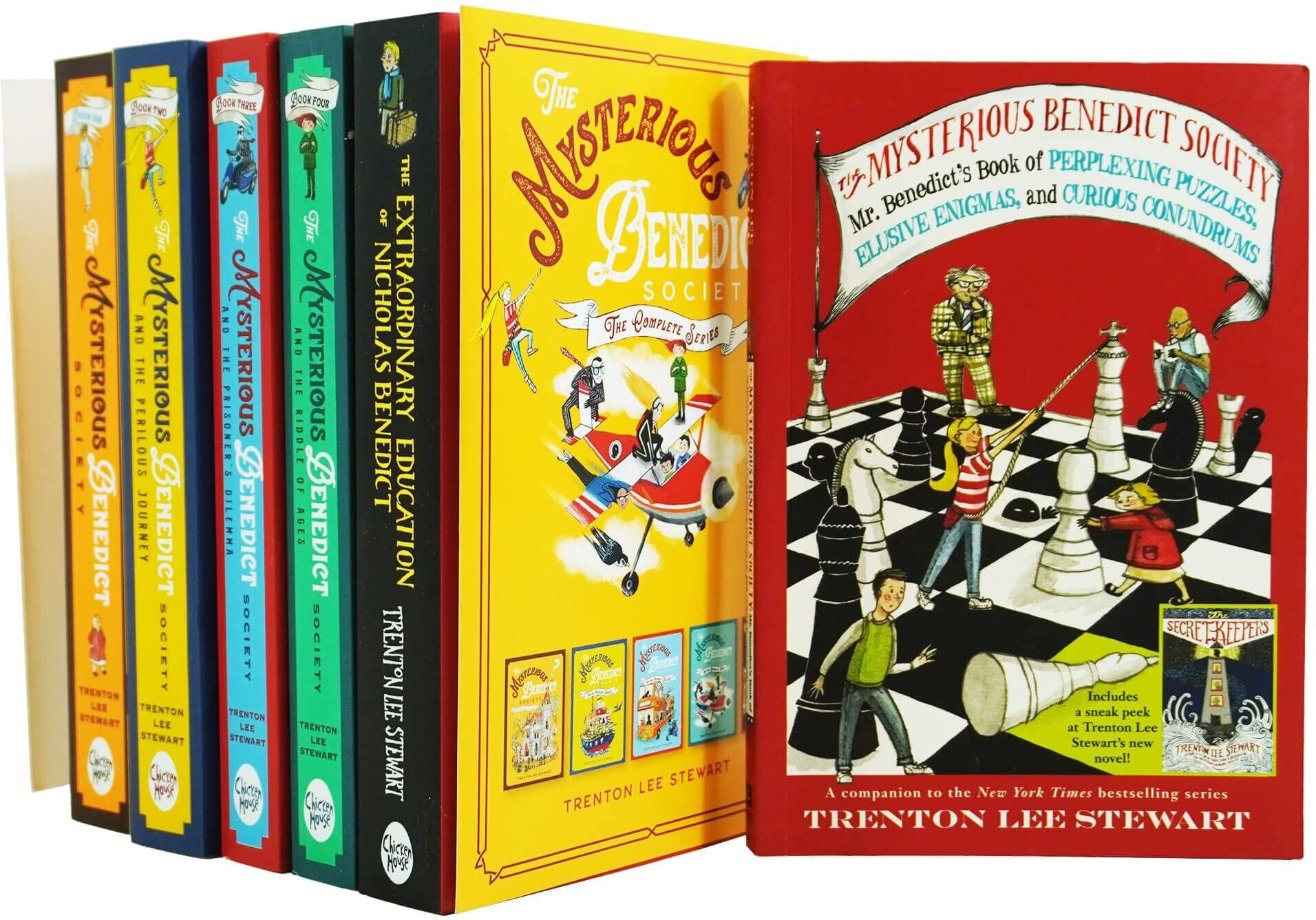 Chicken House Ltd The Mysterious Benedict Society Complete 6 Books Collection Set – Mystery Adventure Collection for Kids