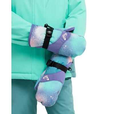 Snowboardhandschuhe ROXY "Roxy Jetty", Kinder, Gr. L, bunt (artctic frostbite small), Kunstfaser, Handschuhe