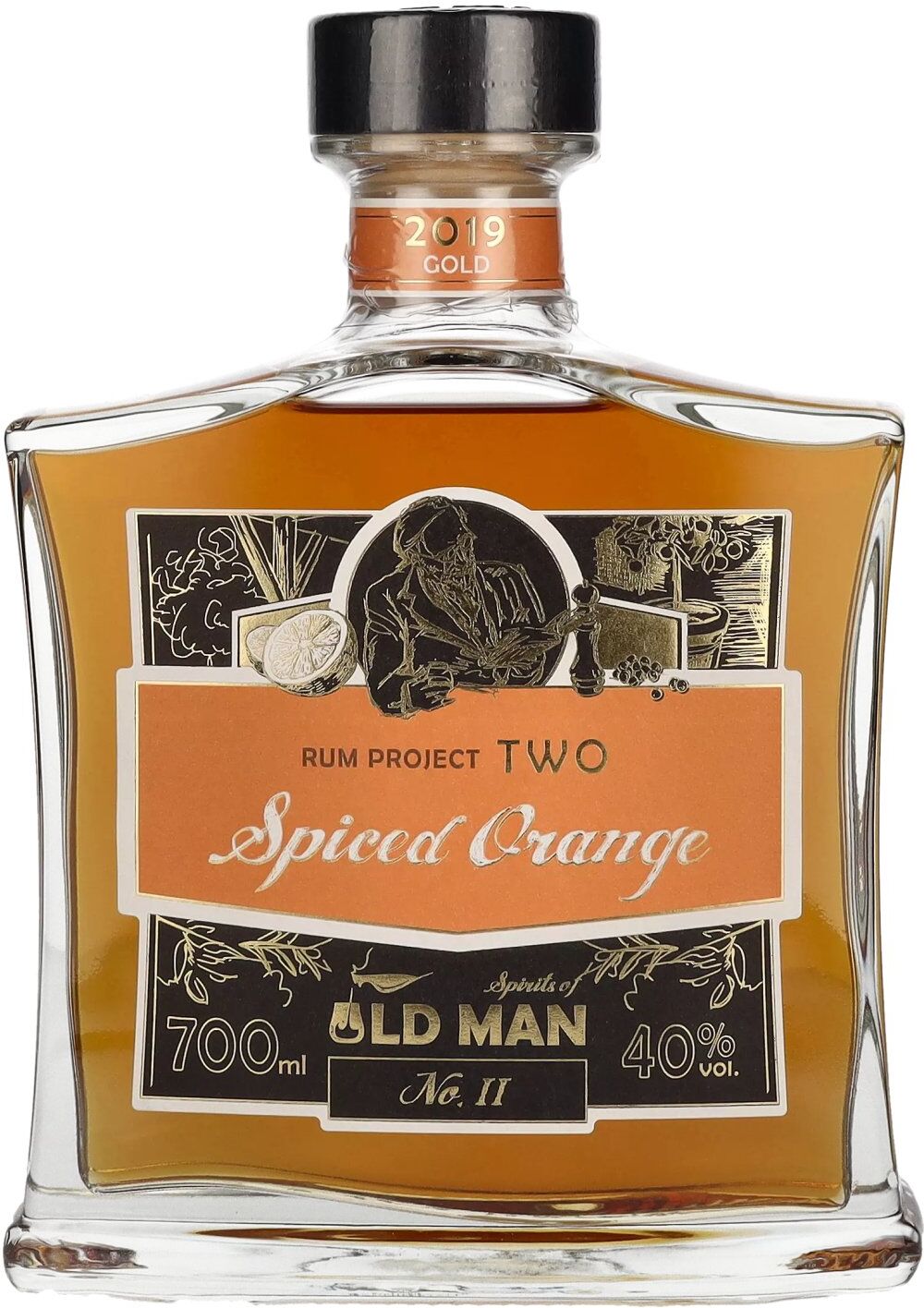 Oldman Spirits Old Man Rum Project TWO Spiced Orange 40% Vol. 0,7l