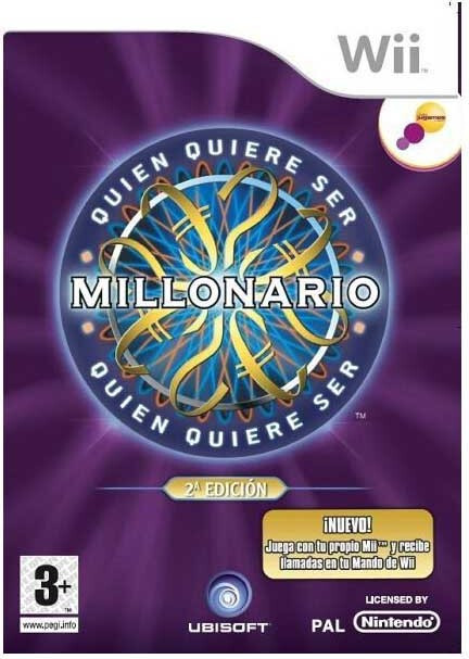 Wie wil er miljonair worden? 2e editie - Nintendo Wii Game (PAL)