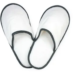 The One Towelling Unisex Frottee Schuhe Hausschuhe T1-Slipper white/anthracite 42/44