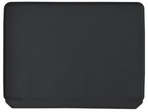 Inspired Living Deep Groove Silicone Cat Litter Trapper Mat black