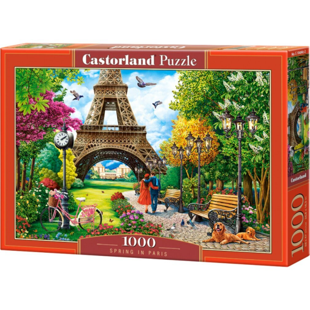 Castorland 1000 stukjes puzzel Lente in Parijs