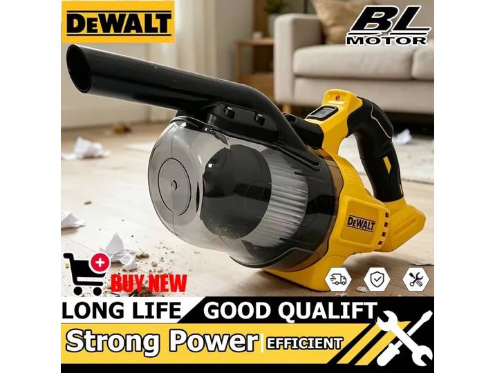 Aspirateur sans fil Dewalt, aspirateur à batterie 20V sans balais, aspirateur portable pour la maison, aspirateur à main électrique, sèche-cheveux