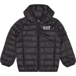 EA7 für Jungen. 7B000035_AF12477 Daunenjacke Core Identity Boy schwarz (4Años= 106cm), Lässig, Polyamid, Kinderbekleidung