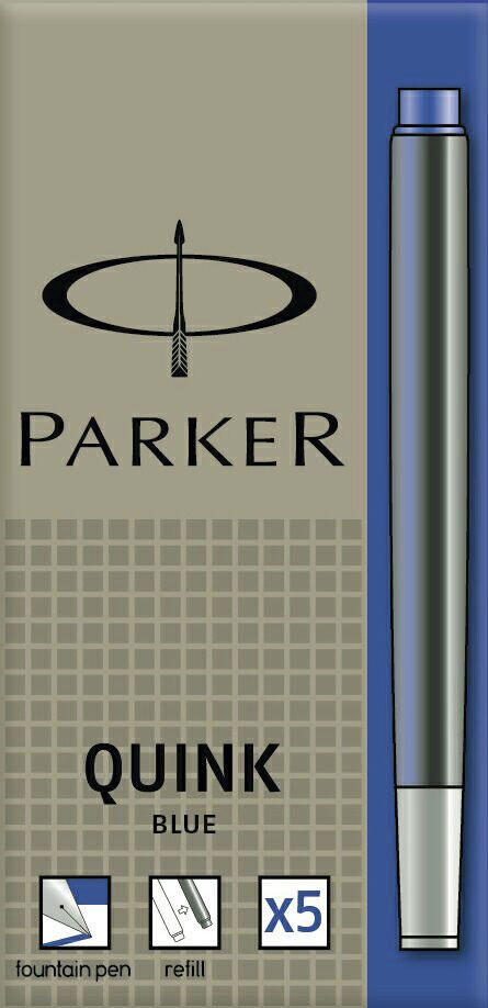PARKER Tintenpatronen für Füller blau 1950384