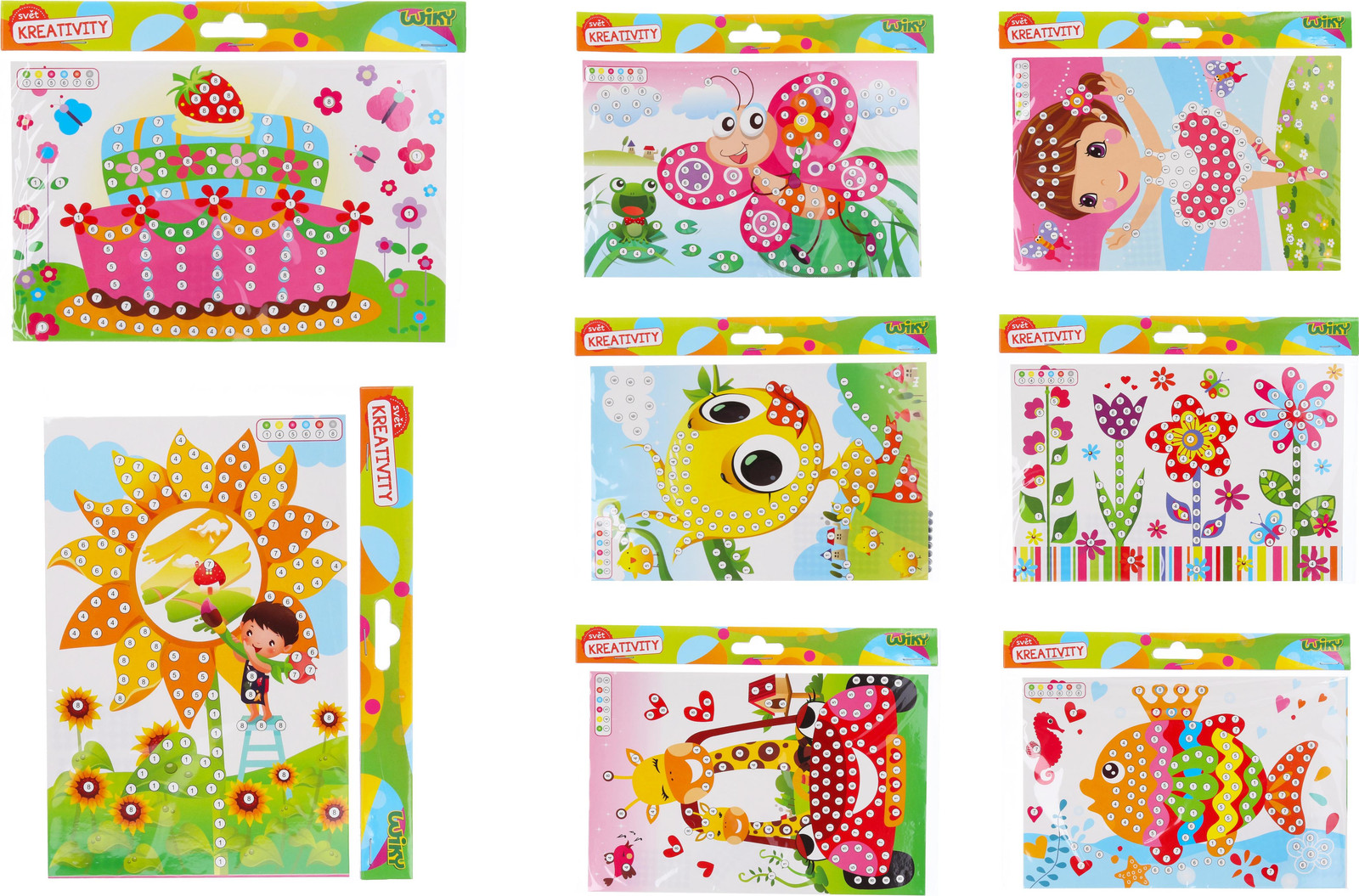 Creatieve set stenen Wiky Mix - 14 x 21,5 cm