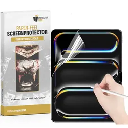 1x Paperfeel für iPad Pro 13 2025 Displayschutz Schreiben Malen Skizzieren matt Anti-Reflex entspiegelt Screen-Protector
