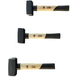Vago-Tools 3 tlg Set Fäustelhammer
