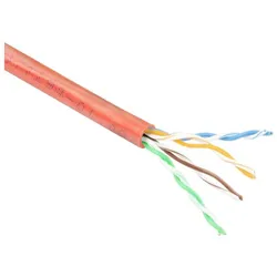 ACT CAT6 U/UTP stranded patch red 100 m. Type: 100 m reel, Red C6 u/utp patch pvc red 100m (U/UTP, CAT6, 100 m), Netzwerkkabel
