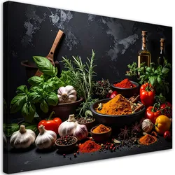 LEINWANDBILD Essen & Trinken 60x40cm
