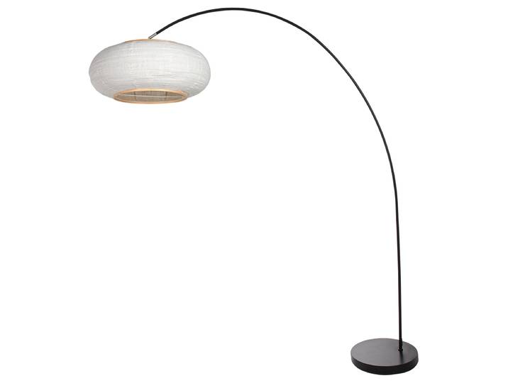 Stehleuchte Solva 35 x 185 x 152cm Weiß Leinen E27