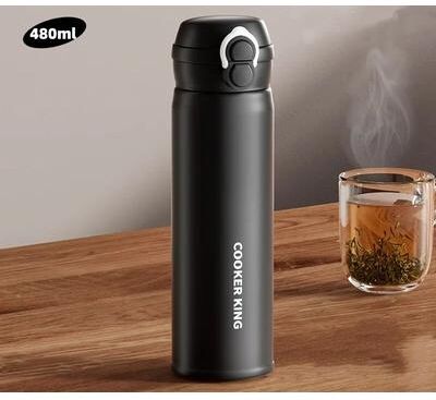 Uplifted Goods Dual Sip 16 Oz Insulated Executive Tumbler black 16oz.