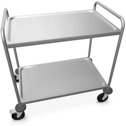 B.PRO Servierwagen SW 9 x 6 - 2 Etagen, mit Rollen stahlverzinkt