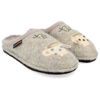 Haflinger - Flair Tea Time - Hüttenschuhe 40 | EU 40 beige/grau