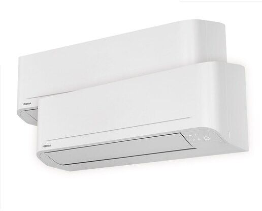 Toshiba Aire acondicionado Multisplit 2x1 con 1.720 frig-h + 1.720 Frig-h - BASIC 7+7. Blanco