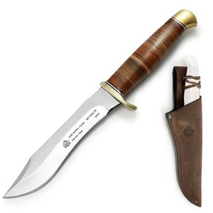 Puma-Knives Jagdmesser SGB Buffalo Hunter, 6817200LTR, mit Lederscheide, Klinge feststehend