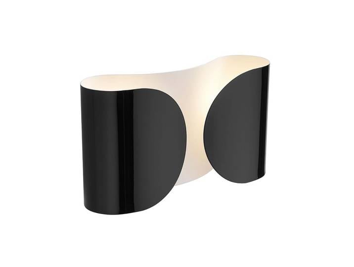 FLOS lampe murale applique FOGLIO (Noir - Acier)