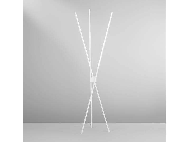 Lampadaire LED Shanghai 50 x 159 x 50cm Blanc/Blanc Matériau : Métal Surface en métal : Laqué Type de métal : Aluminium LED Module LED