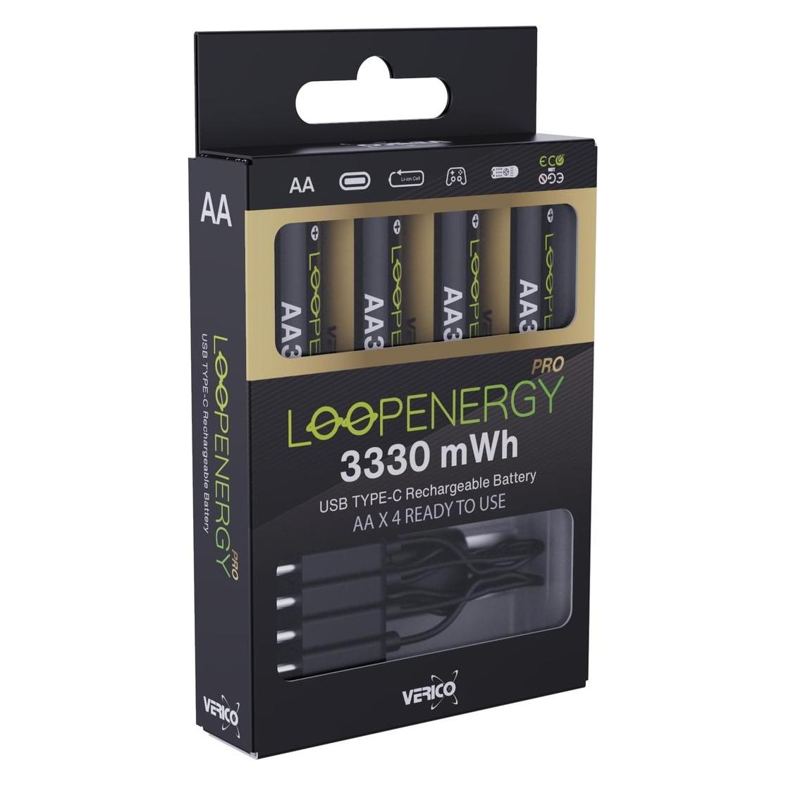 Verico LoopEnergy Pro (4 Stk., AA, 2220 mAh) (1UDBT-A6WEAC-NN)